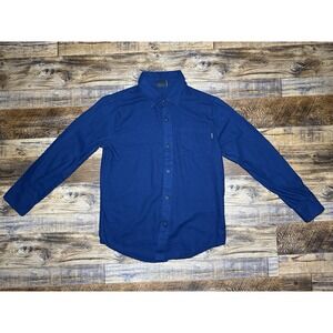 Sz M Hurley Button-Down Shirt – Blue (Youth M Fits Women XS/S)